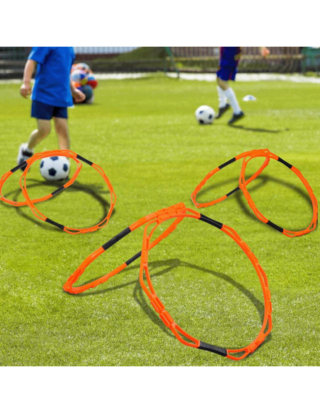 Anillos de Agilidad Hikeen Set de 6 Octagonales 43 cm