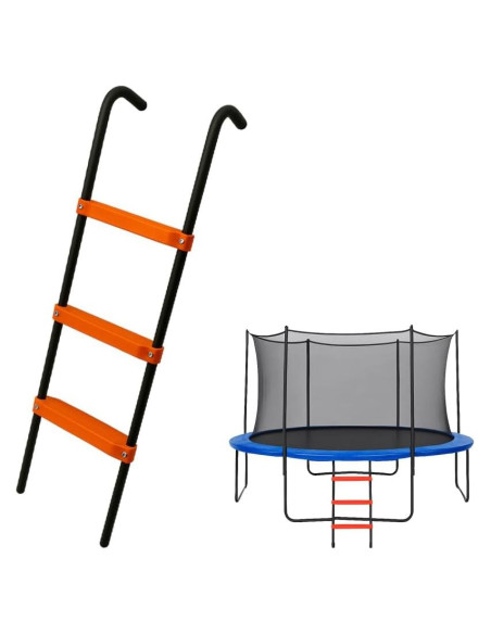 Escalera de Trampolín N1Fit 3 Pasos 101.6cm Antideslizante