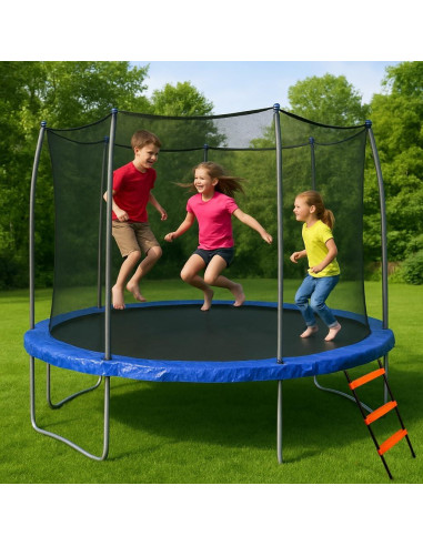 Escalera de Trampolín N1Fit 3 Pasos 101.6cm Antideslizante