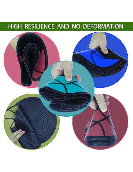 Marcadores de Entrenamiento de Baloncesto Nuburbur 10 Pcs 22.86 cm