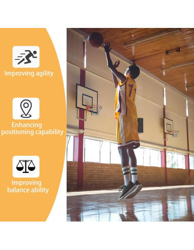 Marcadores de Entrenamiento de Baloncesto Nuburbur 10 Pcs 22.86 cm