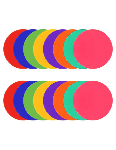 Marcadores de Piso Antideslizantes TuXHui 22.86 cm 16 Puntos Colores