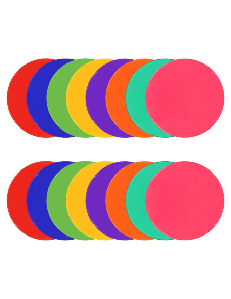 Marcadores de Piso Antideslizantes TuXHui 22.86 cm 16 Puntos Colores