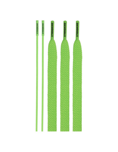 Tiradores de Lacrosse StringKing - Paquete 1-Pack Verde Neón