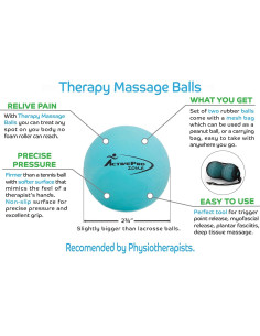 Bolas de Masaje Terapéuticas ActiveProZone - 2 Unidades 6.99cm 2