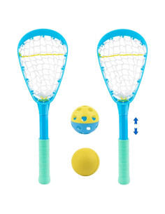 Foayex Set de Lacrosse Mini Ajustable para Niños y Adultos