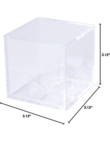 Caja de Exhibición Acrílica Cuadrada ChalkTalkSPORTS 7.94cm