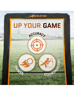 Rebotador de Lacrosse ACELETIQS 5x7 Pies Ajustable - Entrenamiento 2