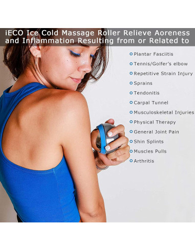 Bola de Masaje Fría iECO Cryosphere 8.2 cm - Alivio Muscular