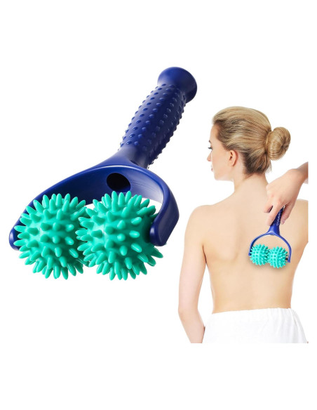 Rodillo de Masaje Espinoso APLZGMG 20x11x5.5cm Alivio Dolor Rodillo de Masaje Espinoso APLZGMG 20x11x5.5cm Alivio Dolor