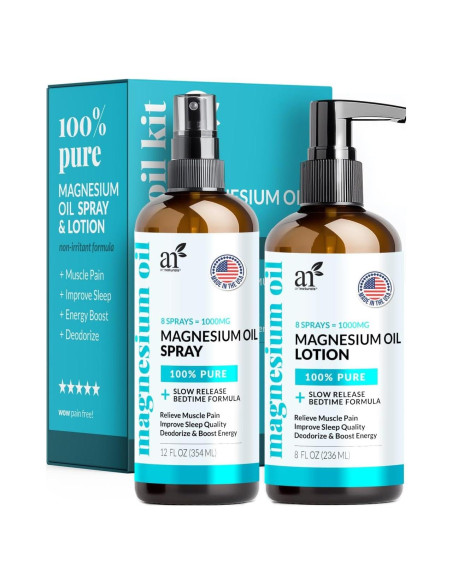 Set de Terapia de Magnesio ArtNaturals 355 ml + 236 ml