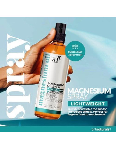 Set de Terapia de Magnesio ArtNaturals 355 ml + 236 ml