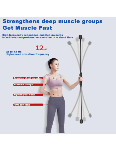 Juego de Yoga WinnerAide - Flexi Bar y Banda de Resistencia