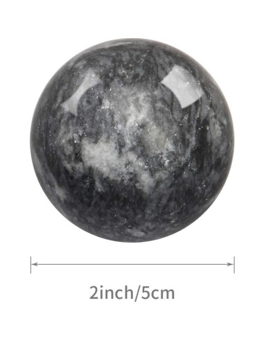 Bolas de Baoding de Mármol Coolrunner 5cm Gris Oscuro
