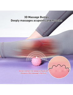 Bolas de Masaje Espinosas HSOOVZN 4 Pcs 4.83 cm Alivio Dolor 2