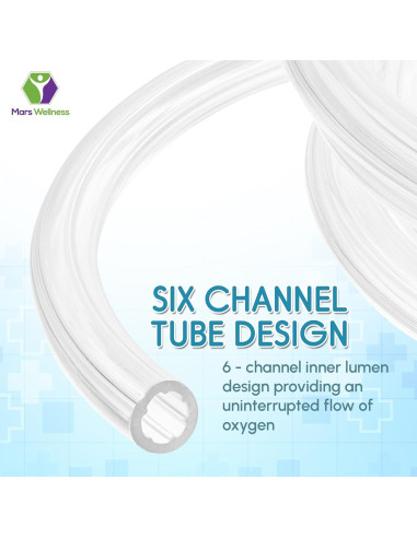 Tubería de Oxígeno Mars Wellness 2.13m - 3 Tubos Resistentes