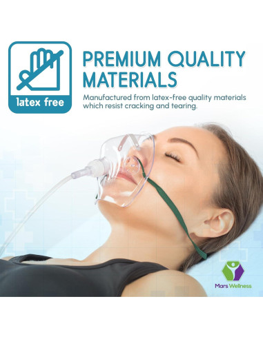 Tubería de Oxígeno Mars Wellness 2.13m - 3 Tubos Resistentes