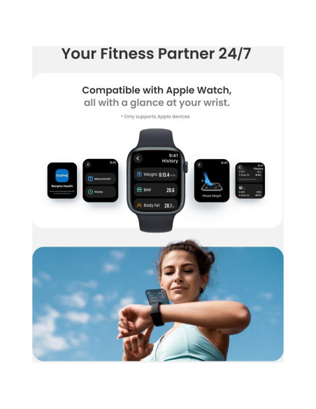 Escala Inteligente RENPHO Elis 2X - Bluetooth, 13 Métricas