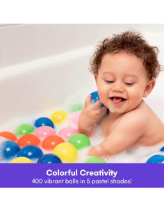 Bolas de Pit Ball Click N' Play 200 Unidades Brillantes 2