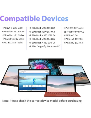 Lápiz Activo HP EliteBook x360 G3/G4/G5/G6/G7 Plata