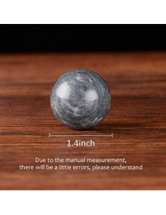 Bolas de Ejercicio Chinas Baoding Brabud 3.6cm Mármol Gris 2