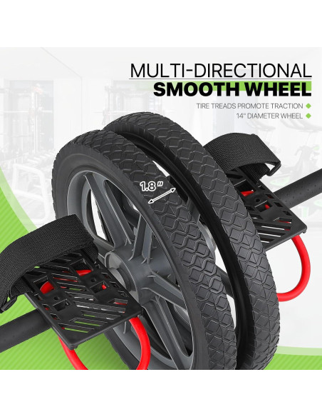 Rueda de Abdominales Genérico con Pedal Antideslizante 150 kg Rueda de Abdominales Genérico con Pedal Antideslizante 150 kg