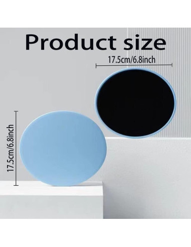 4 Discos Deslizantes Duales YVRUXIKN para Entrenamiento Núcleo