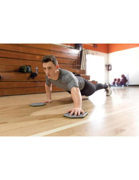 Discos deslizantes de ejercicio SKLZ Slidez para core - Gris