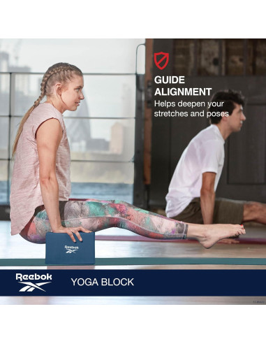 Bloque de Yoga Reebok Cereza 10.16x15.24x22.86 cm Antideslizante