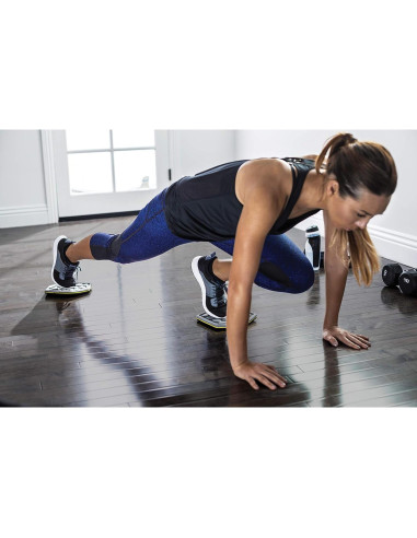 Discos deslizantes de ejercicio SKLZ Slidez para core - Gris
