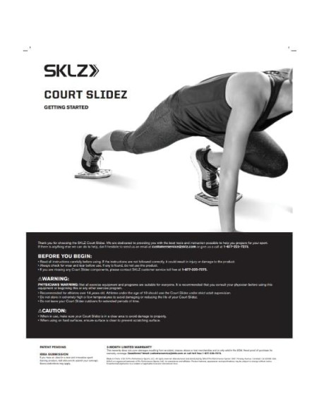Discos deslizantes de ejercicio SKLZ Slidez para core - Gris