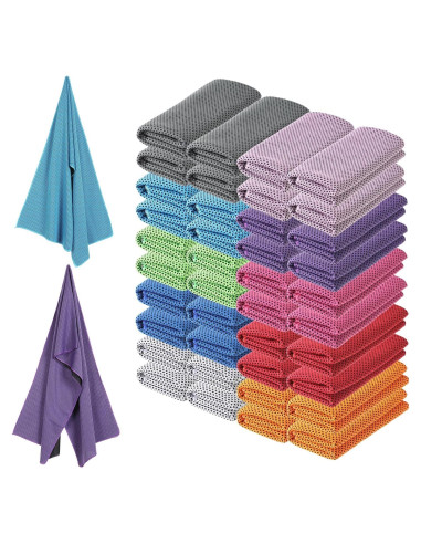 Toallas Enfriadoras de Microfibra Hosuly 40 Pcs 120x30 cm