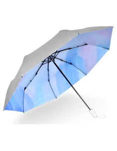 Paraguas Plegable Cuby UV 99% Protección Antiviral Negro