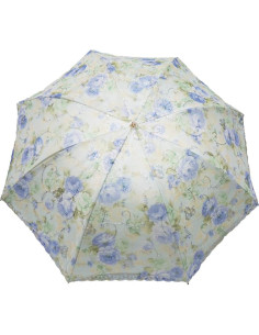 Paraguas Compacto Plegable Aikelai Floral UV 95% Azul 2