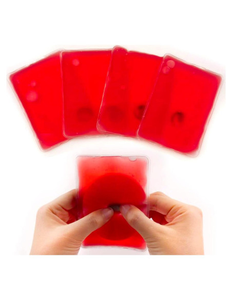 Calentadores de Manos Reutilizables Coldchill 4PCS Rojo Calentadores de Manos Reutilizables Coldchill 4PCS Rojo