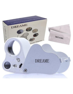 Lupa de Joyería Plegable Dreame 30x 60x LED - Portátil