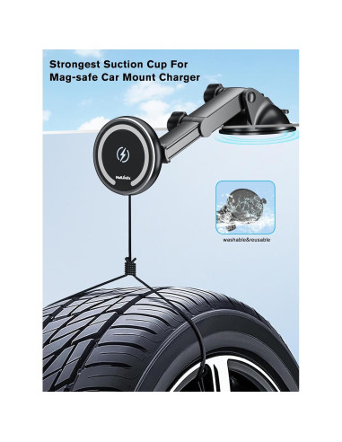 Cargador de coche Magsafe MAGJIEYX 36W carga rápida