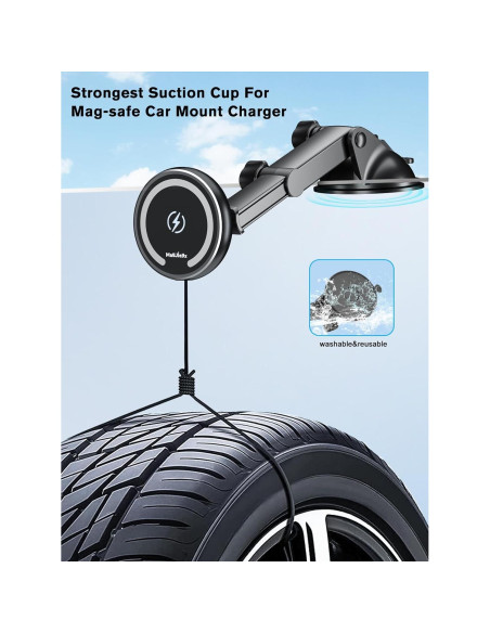 Cargador de coche Magsafe MAGJIEYX 36W carga rápida