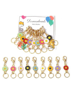 DoreenBeads 9 Marcadores de Puntos Coloridos en Forma de Margarita