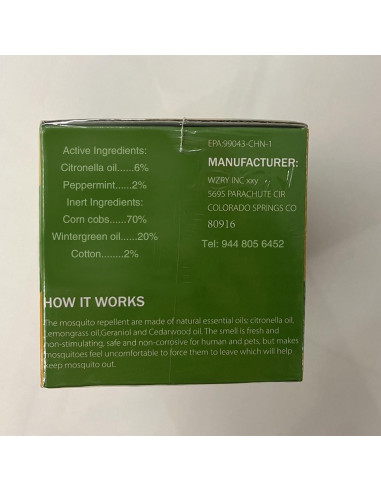 Repelente de Mosquitos Natural Motrapso Paquete de 4