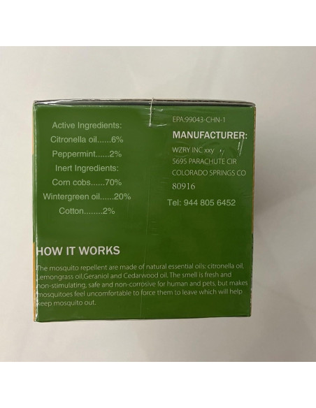 Repelente de Mosquitos Natural Motrapso Paquete de 4