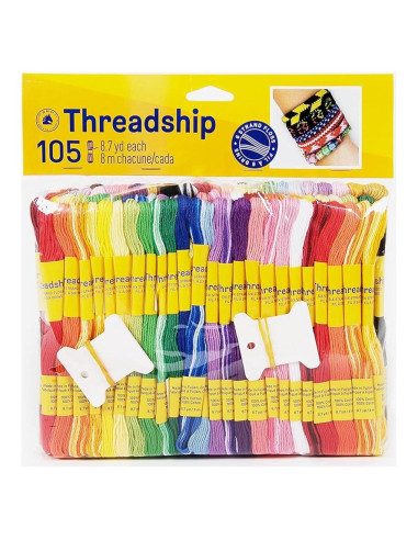 Paquete de Hilo de Bordado DMC Prism Jumbo - 79 Colores Sólidos y 26 Matizados