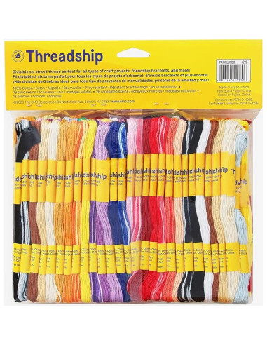 Paquete de Hilo de Bordado DMC Prism Jumbo - 79 Colores Sólidos y 26 Matizados