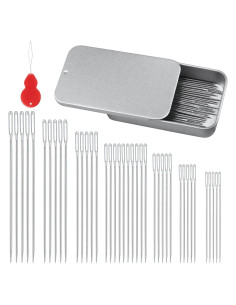 Juego de Agujas de Coser de Ojo Grande FIVEZERO 40 Pcs