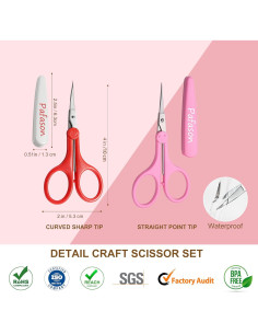 Tijeras de Detalle Pafason de Acero Inoxidable 10.16 cm 2