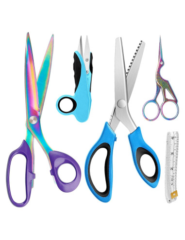 Set de Costura Asdirne - 5 Piezas Tijeras Acero Inoxidable