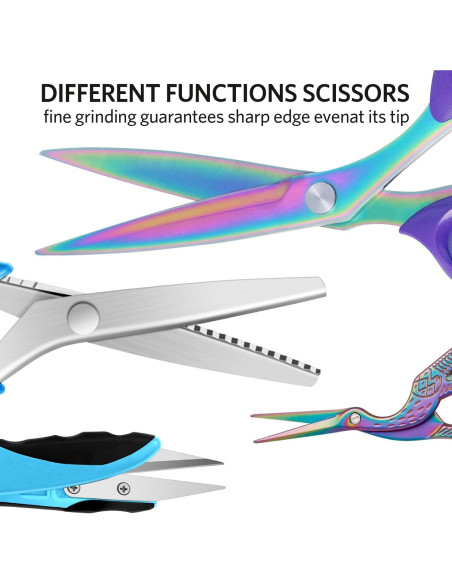 Set de Costura Asdirne - 5 Piezas Tijeras Acero Inoxidable