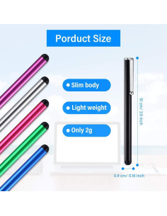 Bolígrafos Estilógrafos Capacitivos Outus 100 Piezas Multicolor 2