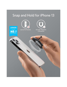 Soporte Anker MagGo 610 para iPhone 12/13/14/15/16 Gris 2