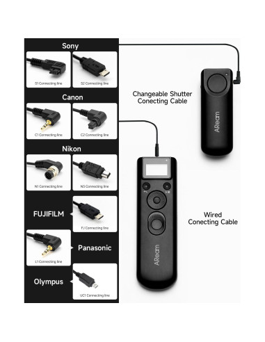 Disparador Remoto Inalámbrico Aream para Cámaras Sony